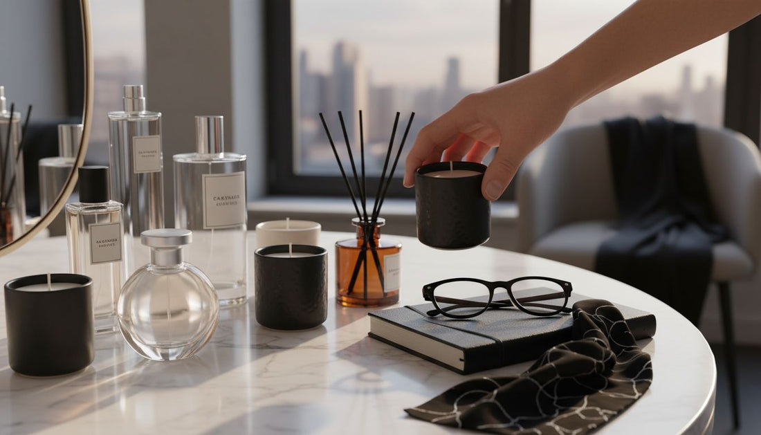 fragrance collection display