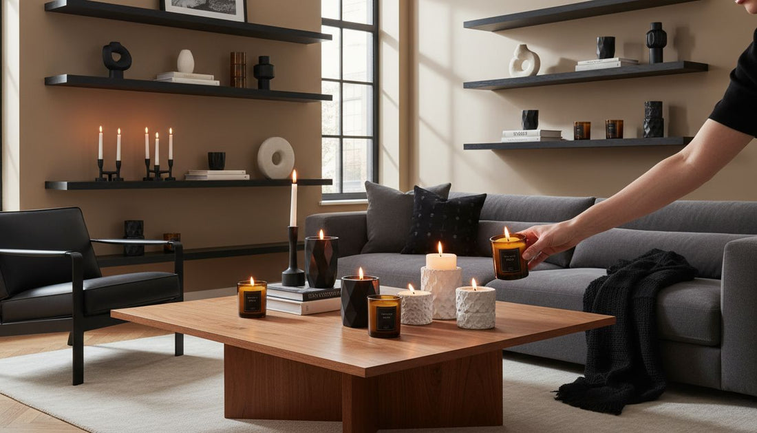 designer candle decor