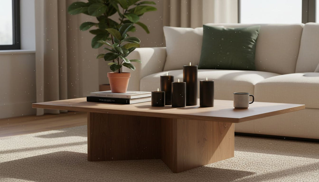 scented candle arrangement