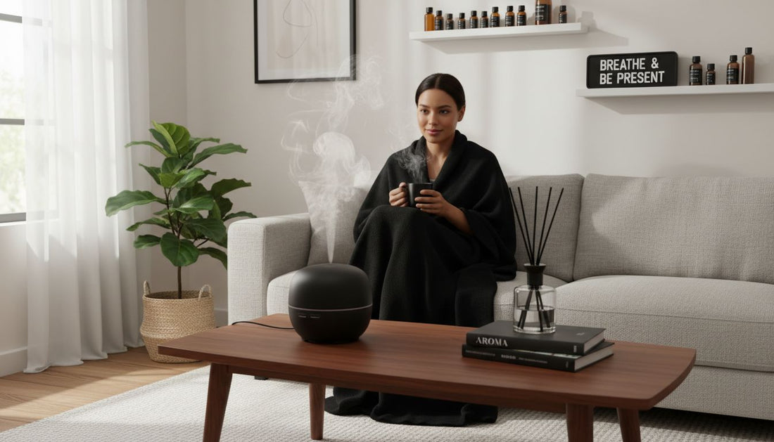 Modern living room with various diffusers